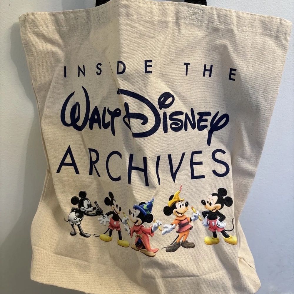 Walt Disney archives 50th Anniversary Tote Bag Bowers museum